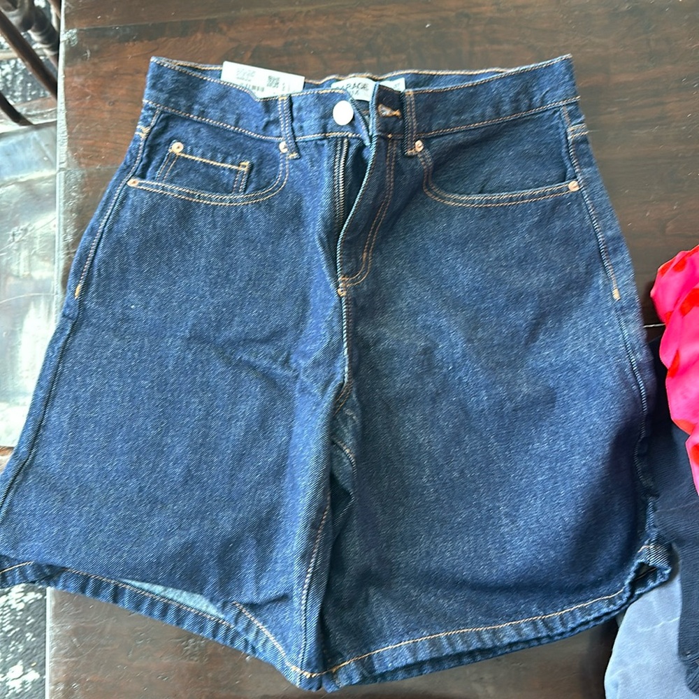 GARAGE denim skater jorts NEW with Tags